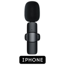 Microfone Lapela Wireless Sem Fio Para iPhone iPad Lightning