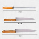 Kit de Facas com Chaira de Inox Resistente