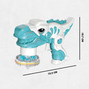 Brinquedo Beyblade Batalha Dinossauro Lançador De Disco