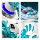 Brinquedo Beyblade Batalha Dinossauro Lançador De Disco