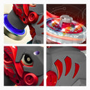 Beyblade Batalha Dinossauro Lançador De Disco