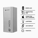 Power Bank Portátil 20.000 mAh Carga Rápida