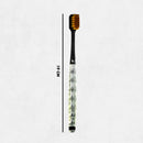 Kit 3 Escovas De Dente Com Cabo De Cristal