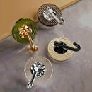 Kit 4 Ganchos Organizador De Parede Multicolorido Transparen