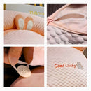 Travesseiro Multifuncional de Descanso e Apoio Rosa