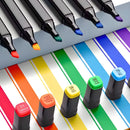 Conjunto De Canetas Marcador Permanente Ponta Dupla 48 Cores