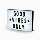 Caixa Luminária Decorativa com Mensagem Luz de LED