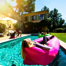 Sofá Inflável De Ar Portátil Puff Impermeável Praia Camping