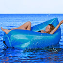 Sofá Inflável De Ar Portátil Puff Impermeável Praia Camping