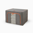 Caixa Organizadora De Roupas Multiuso Dobrável - CINZA