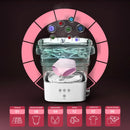 Mini Máquina de Lavar Roupa Portátil Dobrável - ROSA