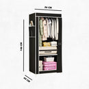 Guarda Roupa Closet Dobrável Organizador com Capa de Tecido