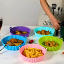 Forma de silicone reutilizável para fritadeira a ar Air Frye