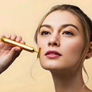 Massageador Facial Elétrico Gold 24k Harmonização Anti-rugas