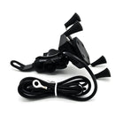Suporte garra para celular moto universal com carregador usb