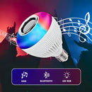 Lâmpada Musical Caixa Som 12w Bluetooth Luz Led RGB com Cont