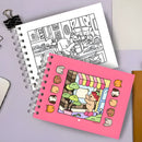 Livro De Colorir Capa Dura - ROSA