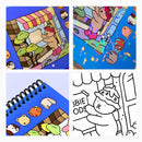 Livro De Colorir Capa Dura - AZUL