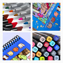 Kit Livro De Colorir Capa Dura + 24 Canetinhas multicolor