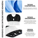 Almofada de Apoio Lombar Cadeira Correção de Coluna G - AZUL