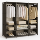 Guarda-Roupa Organizador com 3 Colunas