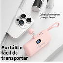 Carregador portátil 5000mAh - ROSA