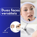 Espelho De Mesa Maquiagem C/ Luz Led Rotação 360° Camarim