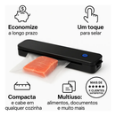 Seladora Portátil a Vácuo de Alimentos para Conservar Carnes Frios e Legumes