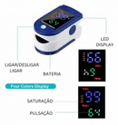 Oxímetro Digital de Dedo Medidor De Saturação De Oxigênio