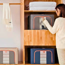 Caixa Organizadora De Roupas Multiuso Dobrável - AZUL