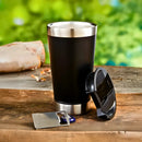 Copo Térmico Inox Cerveja e Café 473 ml Preto