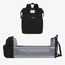 Mochila Maternidade Vira Berço Bebê Usb Impermeável
